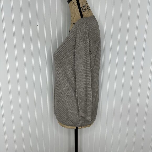 Chicos Touch Of Cashmere Sweater Sz 0 US 4 Quiet Luxury Minimalist Casual Office - Picture 10 of 16